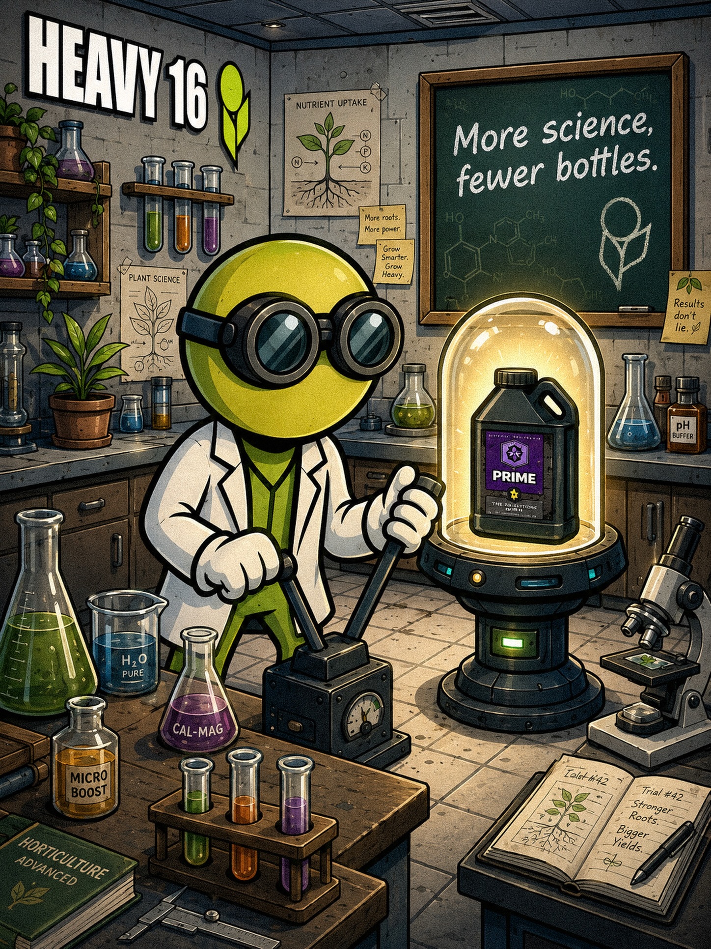 More science 🧪, fewer bottles ✅

HEAVY16 pushes crops to their ultimate potential using a powerful combination of mineral and natural ingredients 🍃 in a system that is straightforward to apply and maintain. By hand-mixing 🥣 each batch in small quantities, HEAVY16 can ensure quality and freshness that other brands just can’t match 🤜🤛

Forget CalMag, carbohydrates, B vitamins, Silicates, and any other regiment additions as HEAVY16 is ALL-INCLUSIVE. Every product is multifunctional, and as a whole, HEAVY16 delivers complete nutrition to your crops 💪

#HEAVY16 #HEAVY16Nutrients #GetBigGetHEAVY
